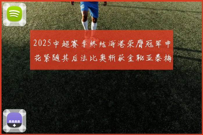 2025中超赛季终结海港荣膺冠军申花紧随其后法比奥斩获金靴亚泰梅州遗憾降级